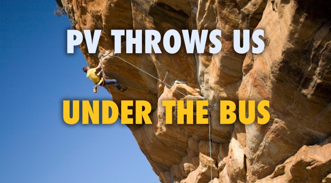 How did Parks Victoria come to throw climbers under the bus?