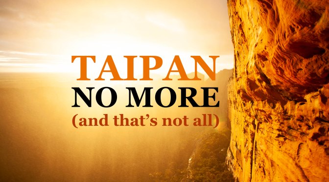 Taipan, Spurt and Bundaleer – “Temporarily” Banned