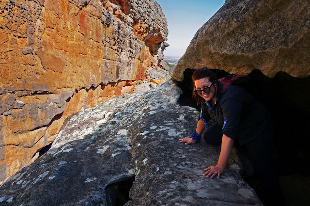 Crawling through caves