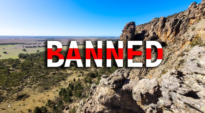 Huge increase to Arapiles’ climbing bans – and this time its PERMANENT.